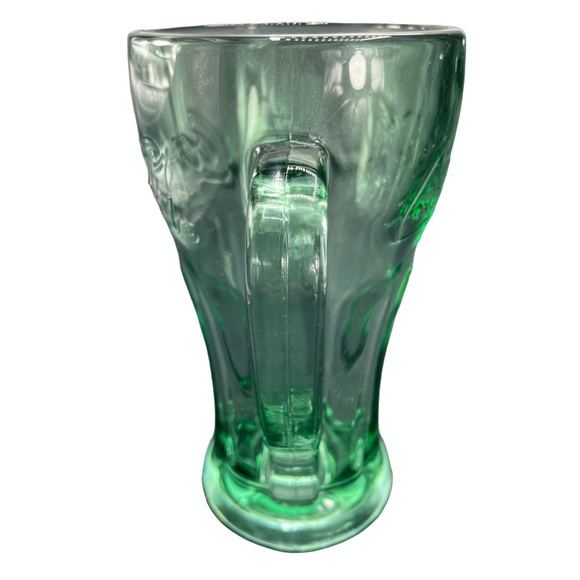 Coca-Cola Vintage Libbey Green Bottle Heavy Duty 14 oz Mug with Handle Set of 4 - Picture 8 of 13